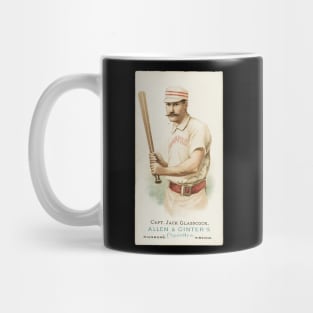 Jack Glasscock 1887 Allen & Ginter Baseball Card Mug